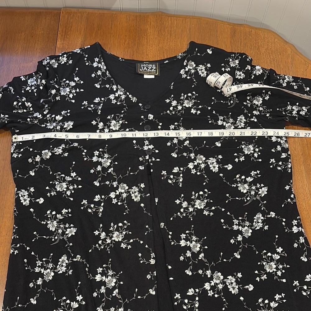 Vintage More Jazz Floral Short Sleeve Dress - Picture 7 of 8